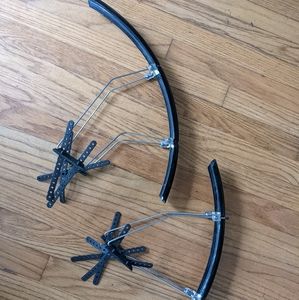 Commuter fenders for slim road bike